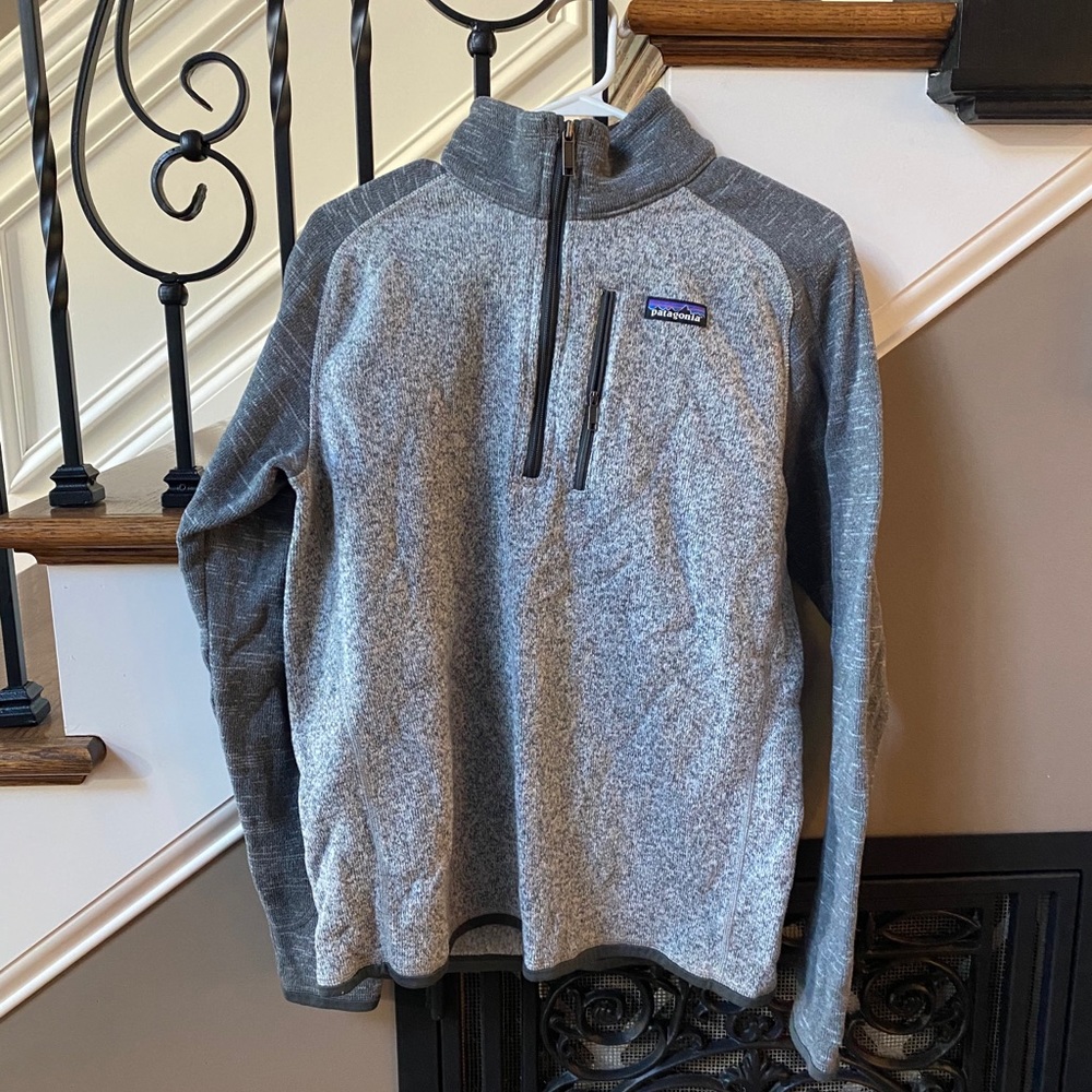 Patagonia half-zip fleece.